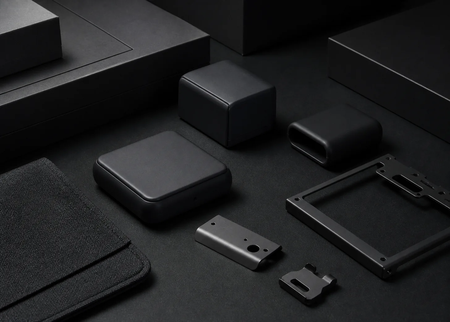 Graphite devices and packaging modeled with directional side light